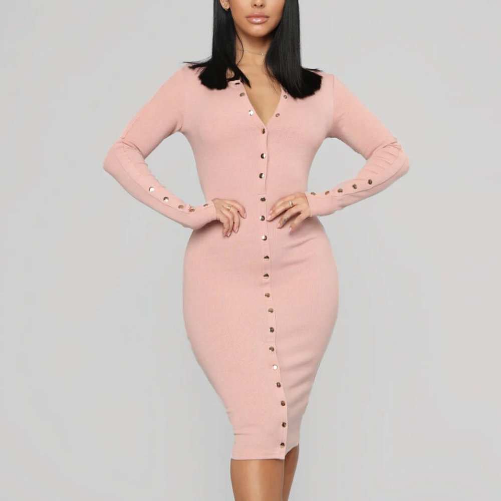 ⚡️Vintage Jams Dress - Mauve